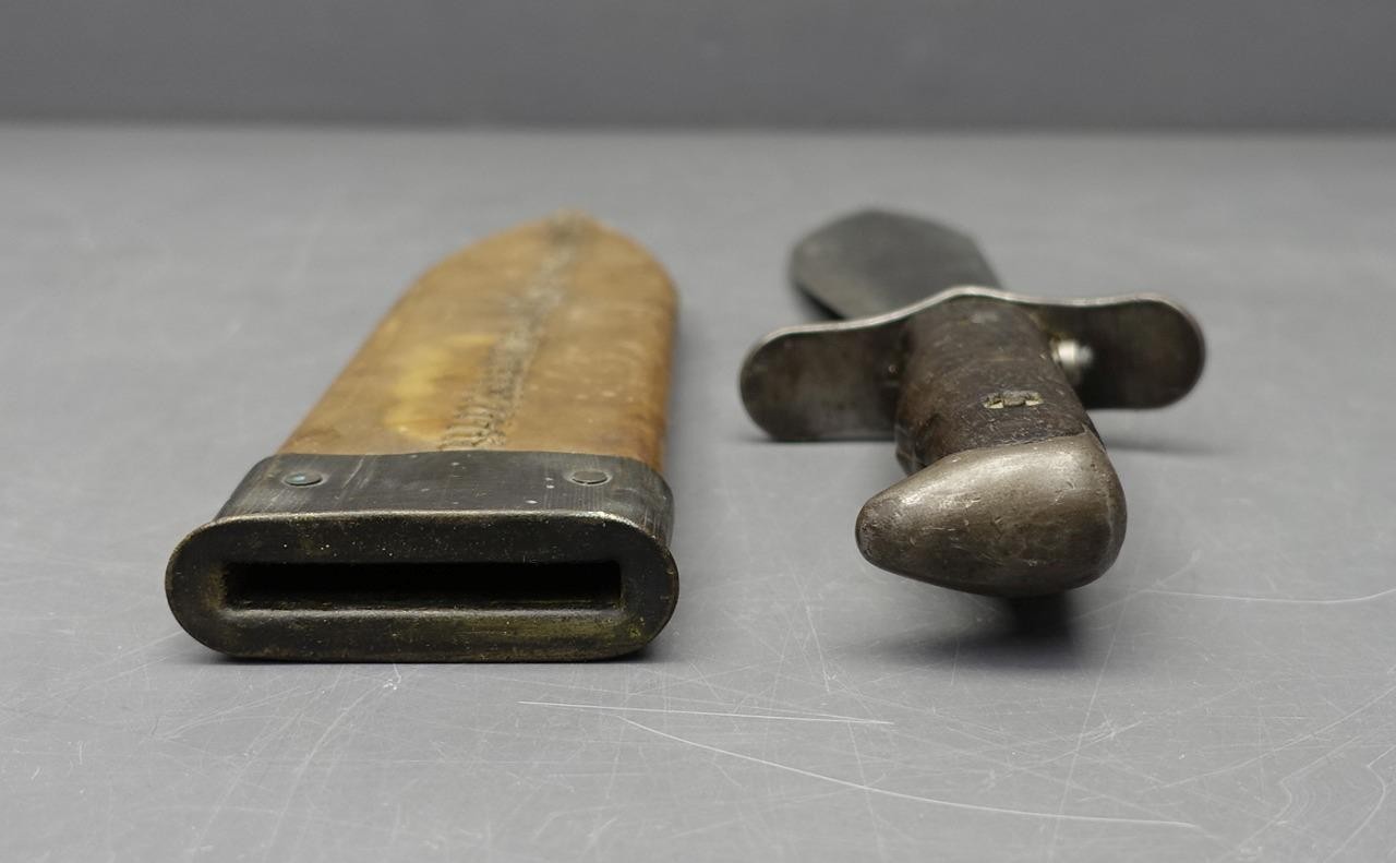 Original WWI 15" Bolo Knife w/ Scabbard SA-1916 USA #32635