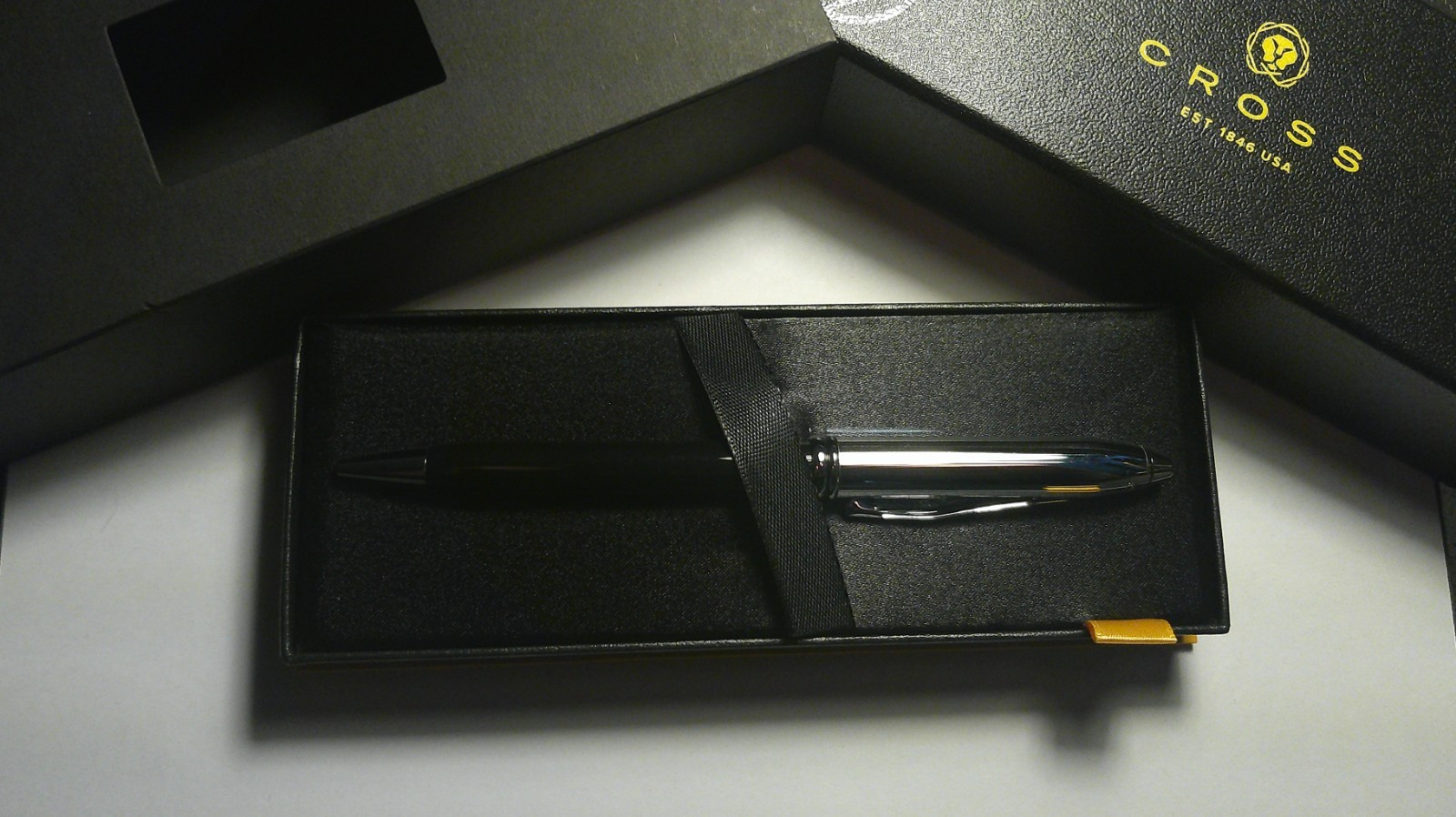 Cross Townsend Tuxedo Chrome and Black Ballpoint- NEW Stock - Retail $140