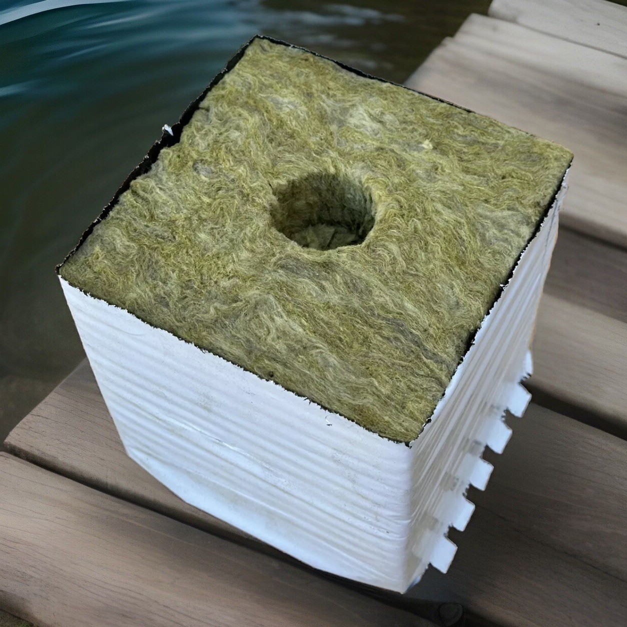 48pk 6" x 6" Rockwool Grow Blocks Cubes Quick Drain Healthy Planting