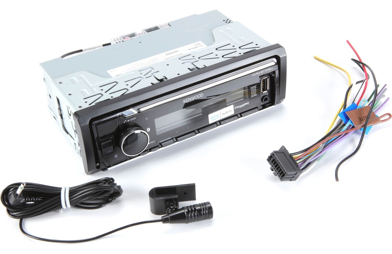 Kenwood KMM-BT332U 1-DIN Multimedia Car Stereo Receiver