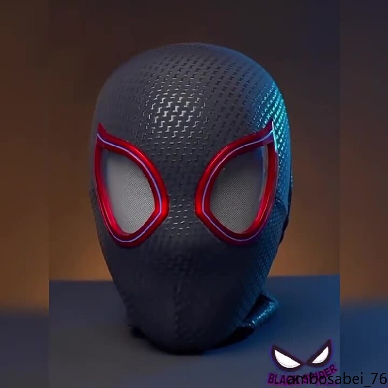 Spiderman Miles AUTO Light-up Eyes Mask Ring Remote Control Wink Gifts US Spot