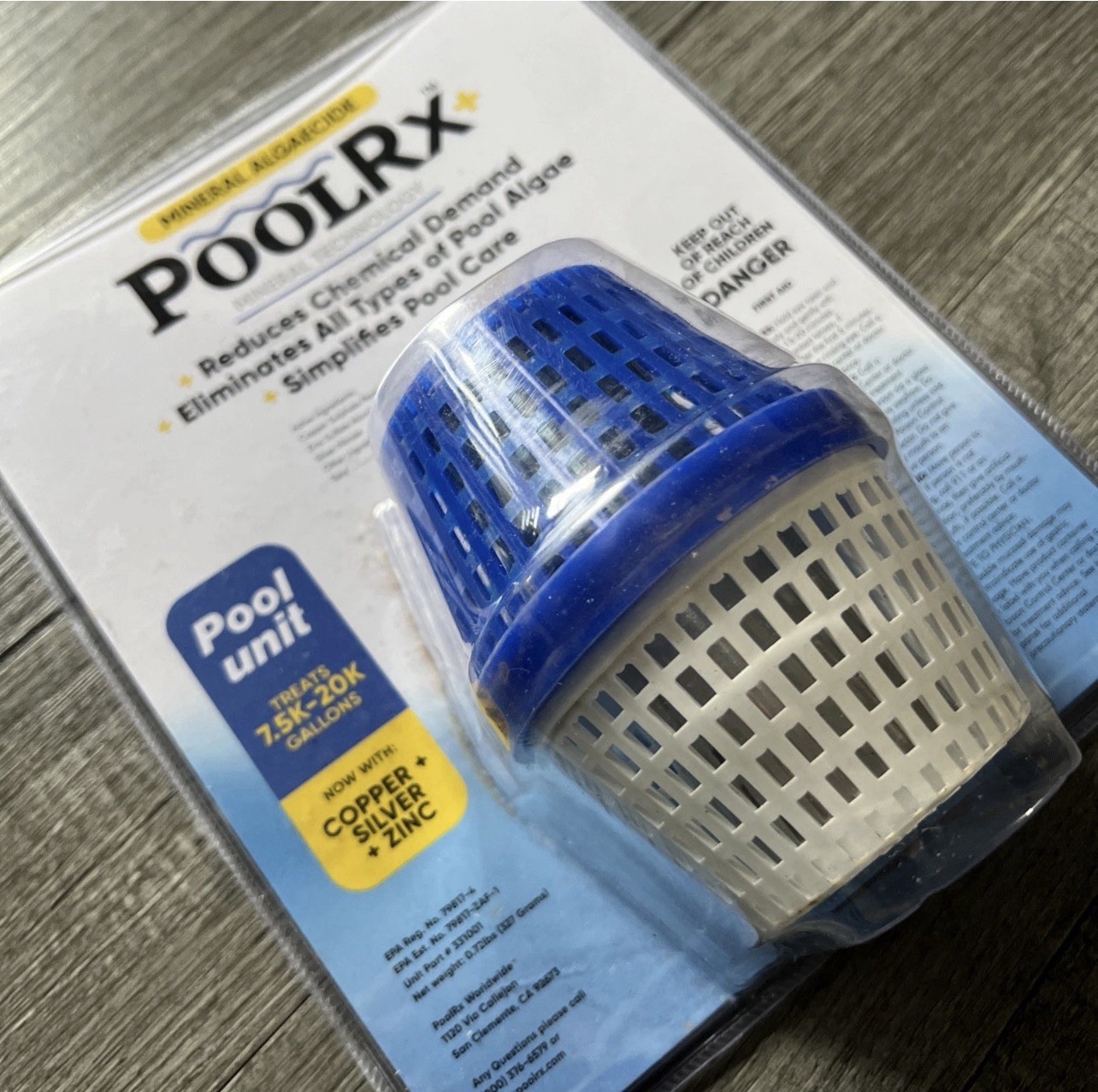 POOL RX+ 101001 6 Month Blue Treats 7.5k-20k Gallons Single Unit Factory Sealed