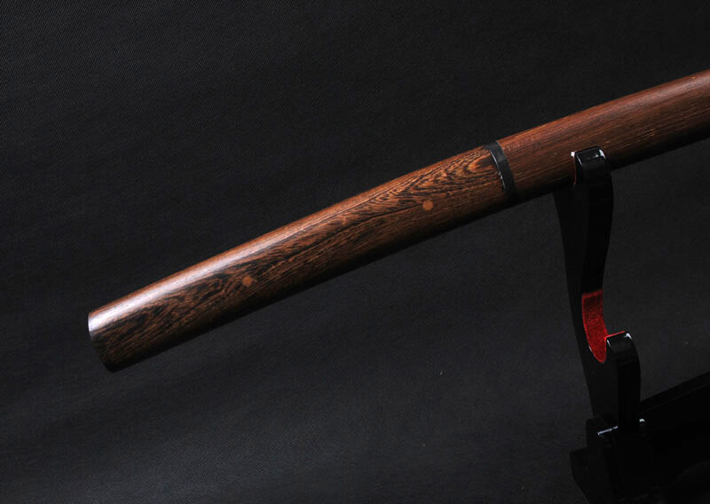 Rosewood Shirasaya Sword Razor Sharp Japanese Samurai Katana T10 Steel Practical