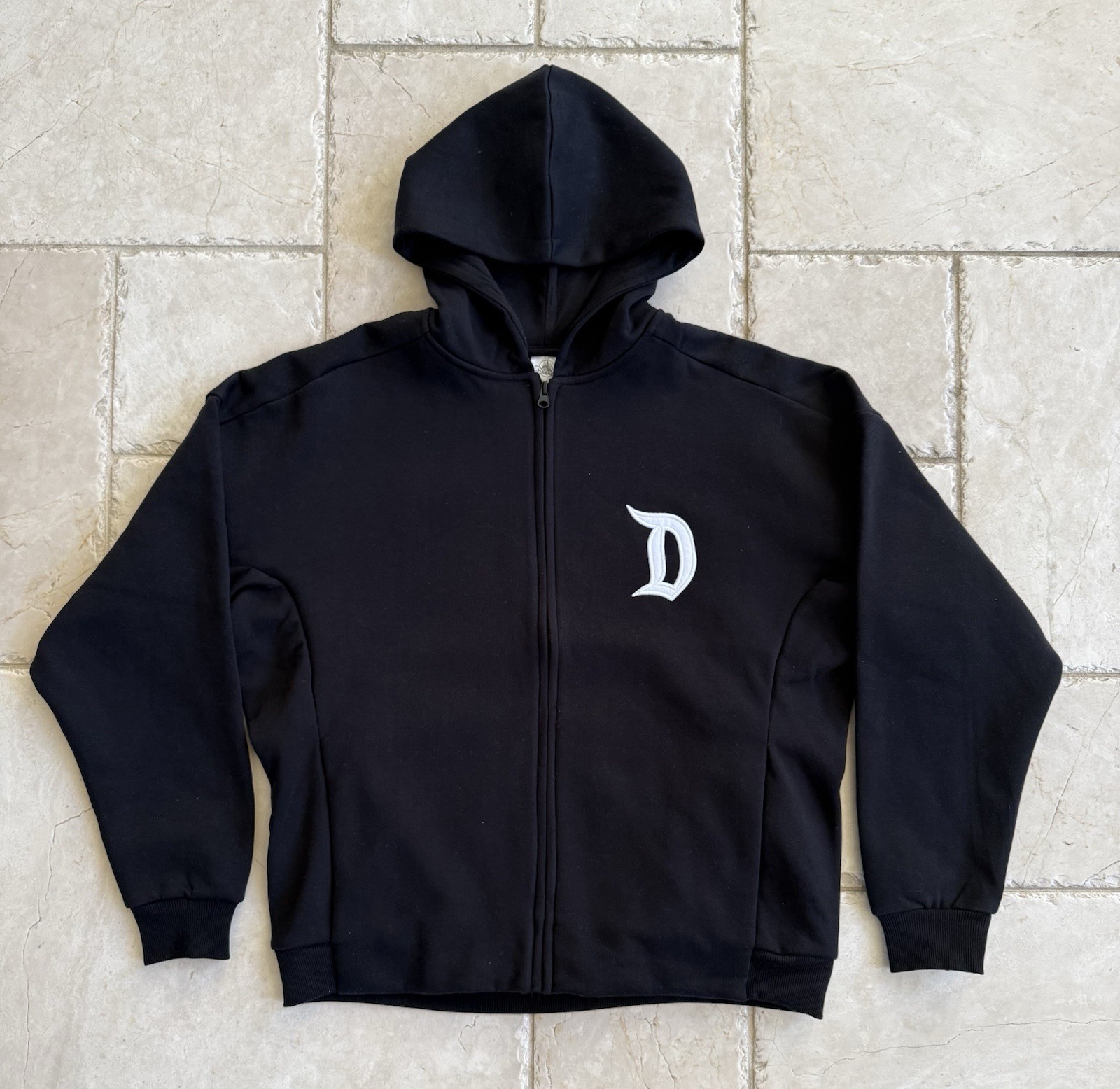 🔥Disney Parks - DISNEYLAND Logo - Zip Hoodie - Black - XL💥
