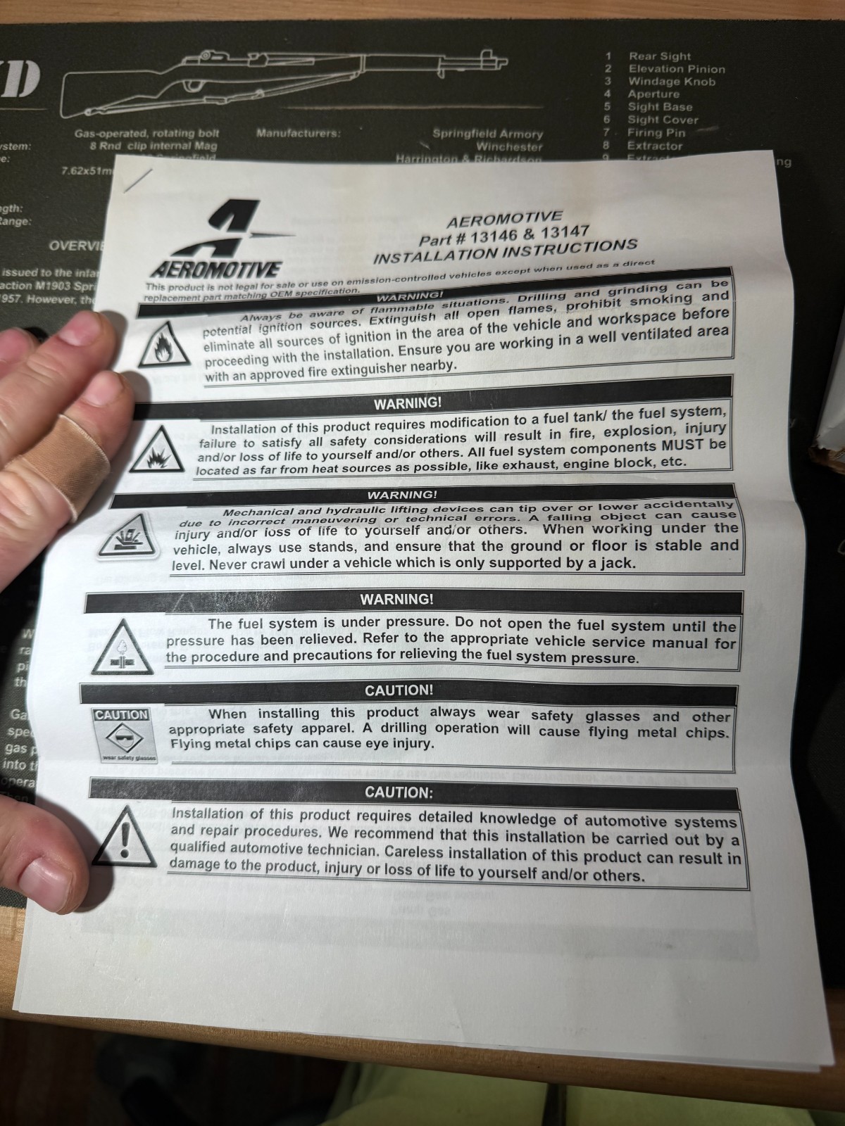 OPEN BOX Aeromotive 13147 10 Micron Fuel Filter / 40-75 PSI Regulator Combo