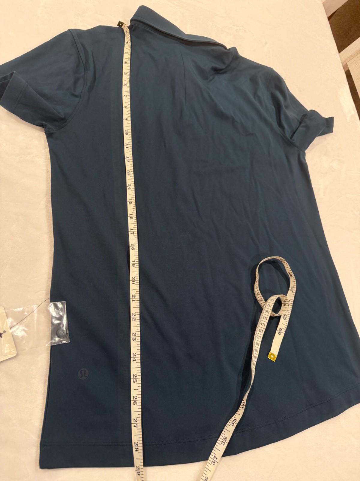 Lululemon ShowZero Slim-Fit Polo Shirt Men's Size M Blue