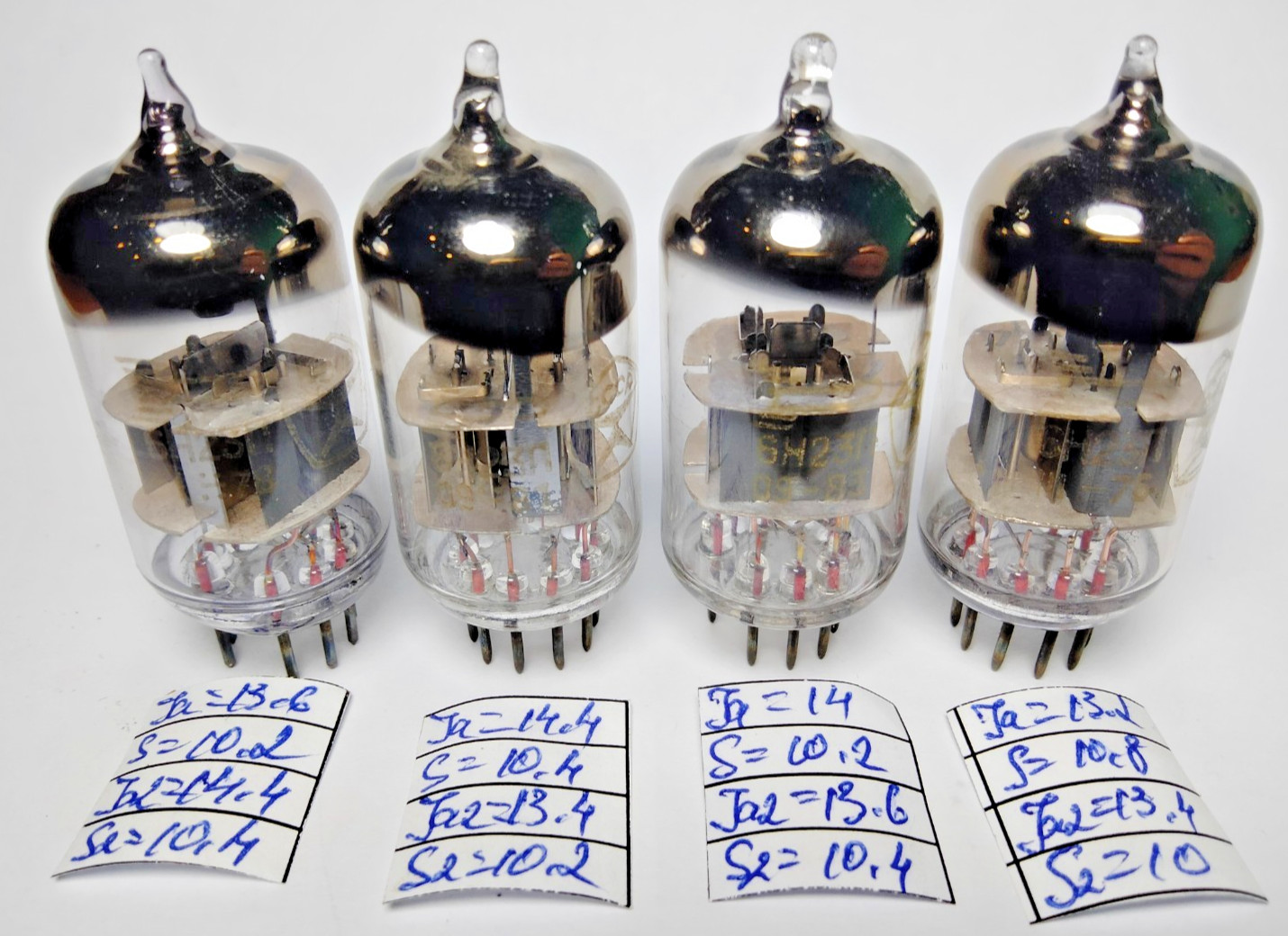 4 pcs NEW 6N23P / ECC88/6DJ8  Voshod tubes Matched Quad