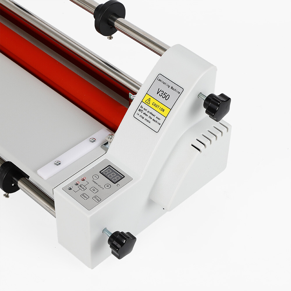 Hot Cold Roll Laminator Single + Dual Sided Digital Display Laminating Machine