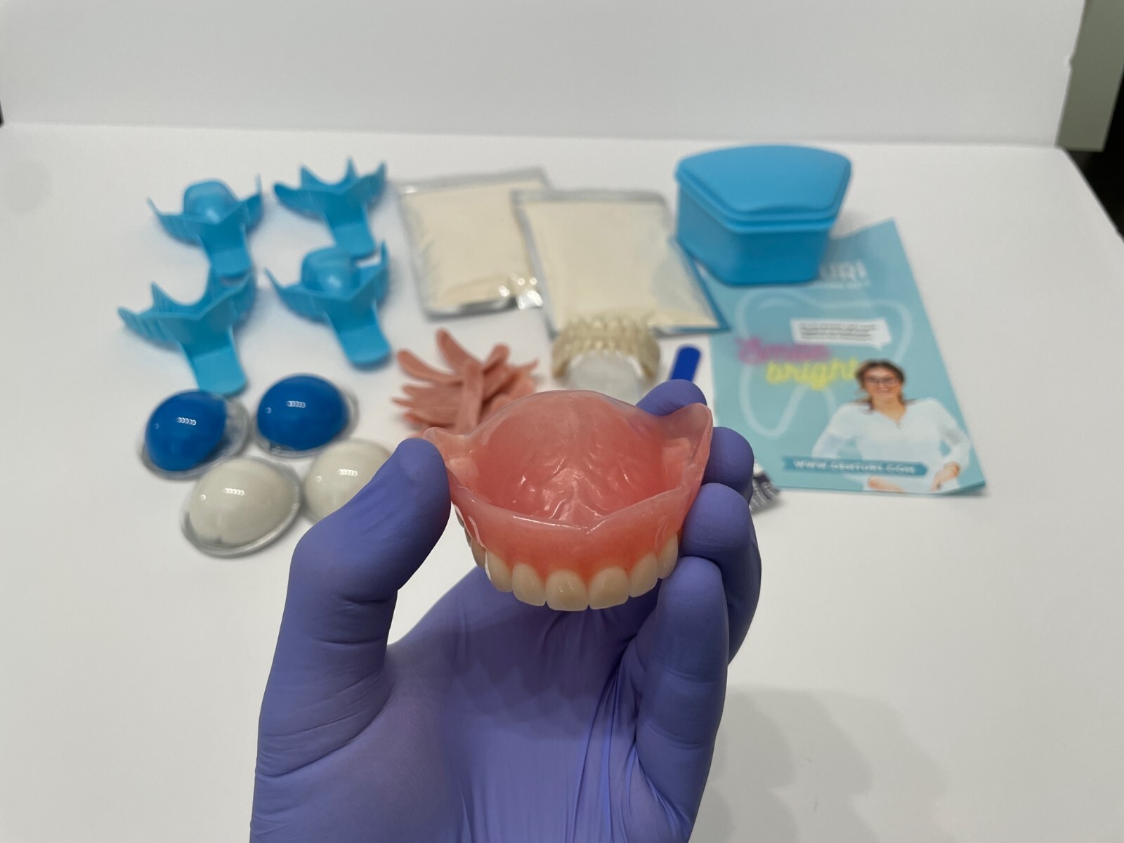 DIY FULL DENTURES for beginners (ONE SIZE FITS ALL) * FULL /PARTIAL*