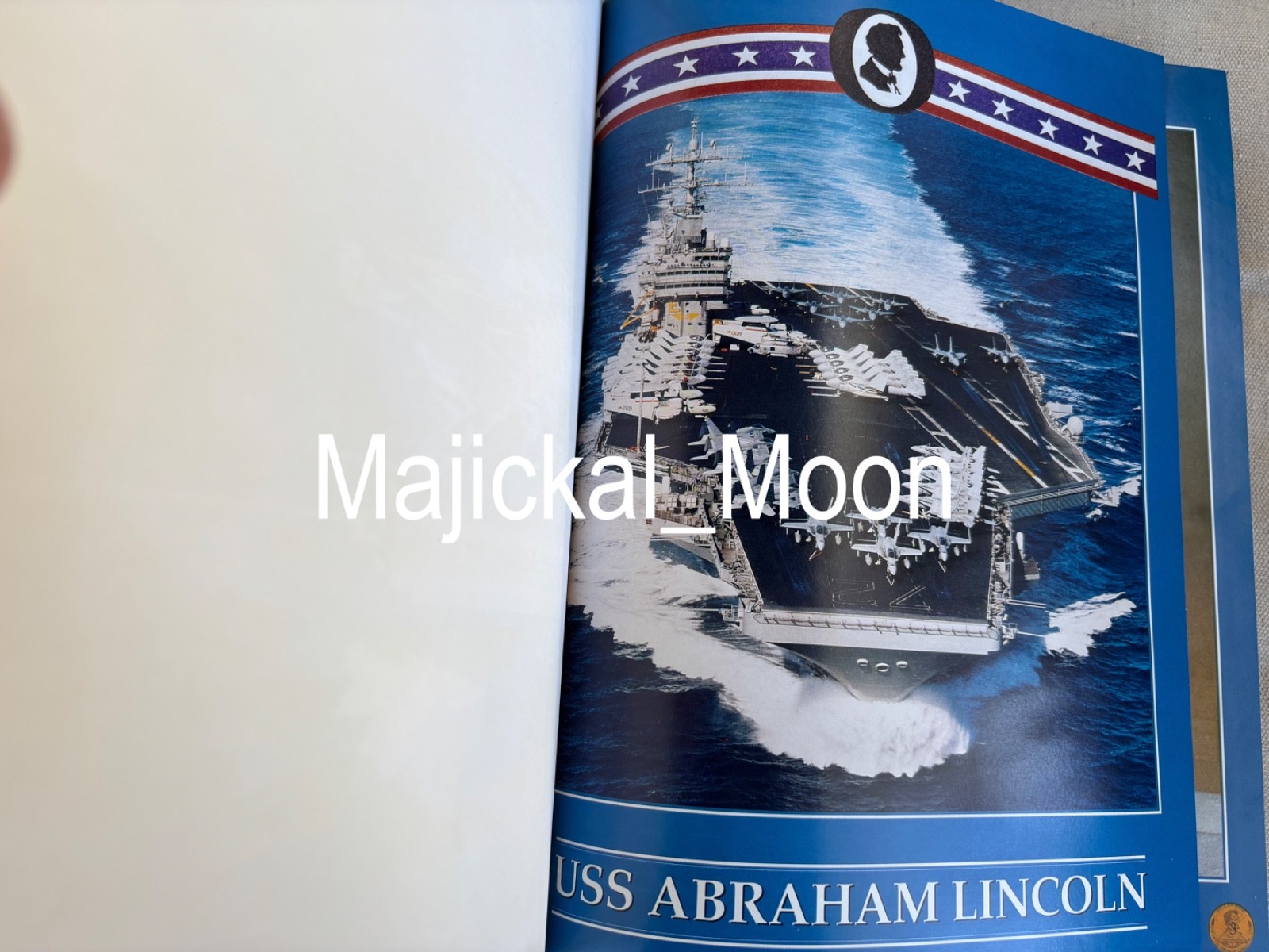 USS Abraham Lincoln CVN-72 Deployment Cruise Book 1994-1995