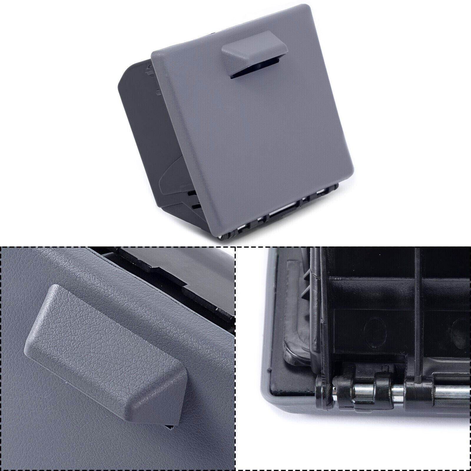 Dash Board Cup Holder Insert Gray For 08-16 Ford f250 f350 f450 f550 Super Duty