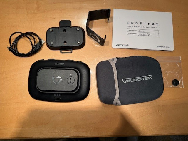 Velocitek ProStart GPS - White/Black with mast bracket from J105