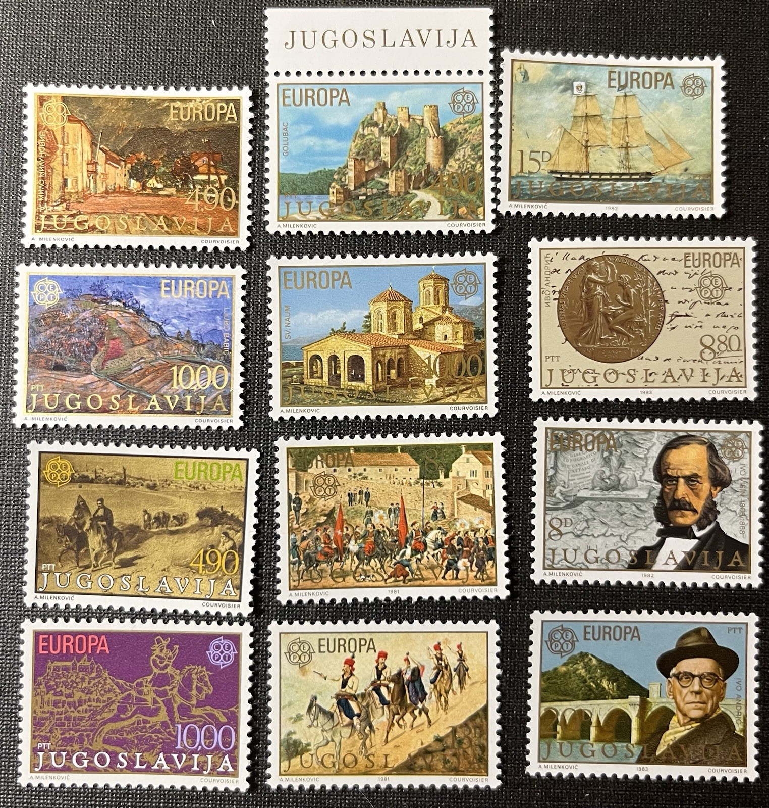 Yugoslavia - 12 Stamps - 6 Sets - Of MNH Europa Sets