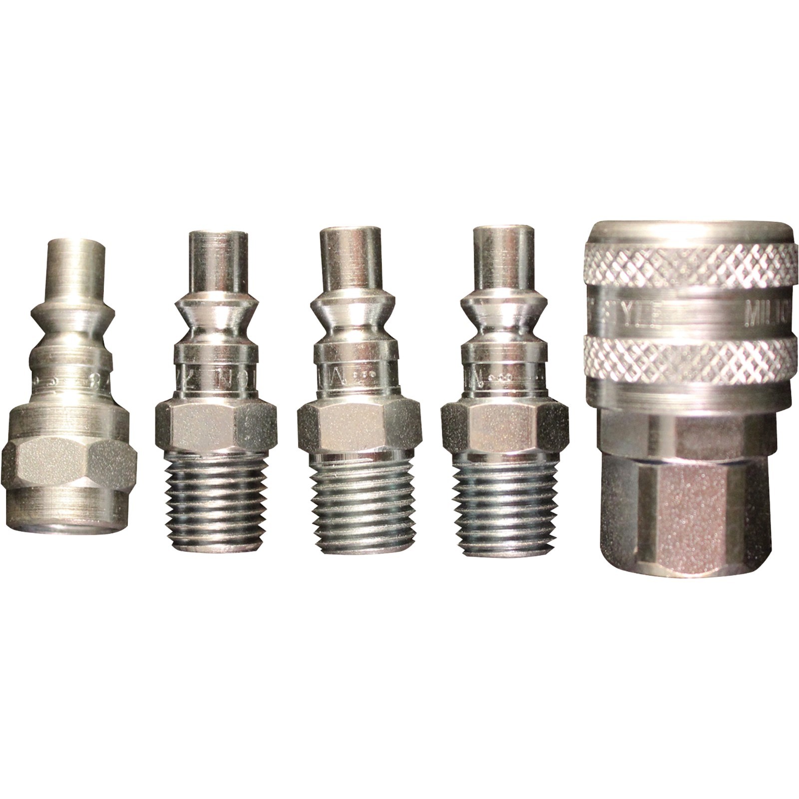 Milton Industries S-213 1/4" NPT 5 Pc A-Style Kit - [1] 775 + [3] 777 + [1] 778