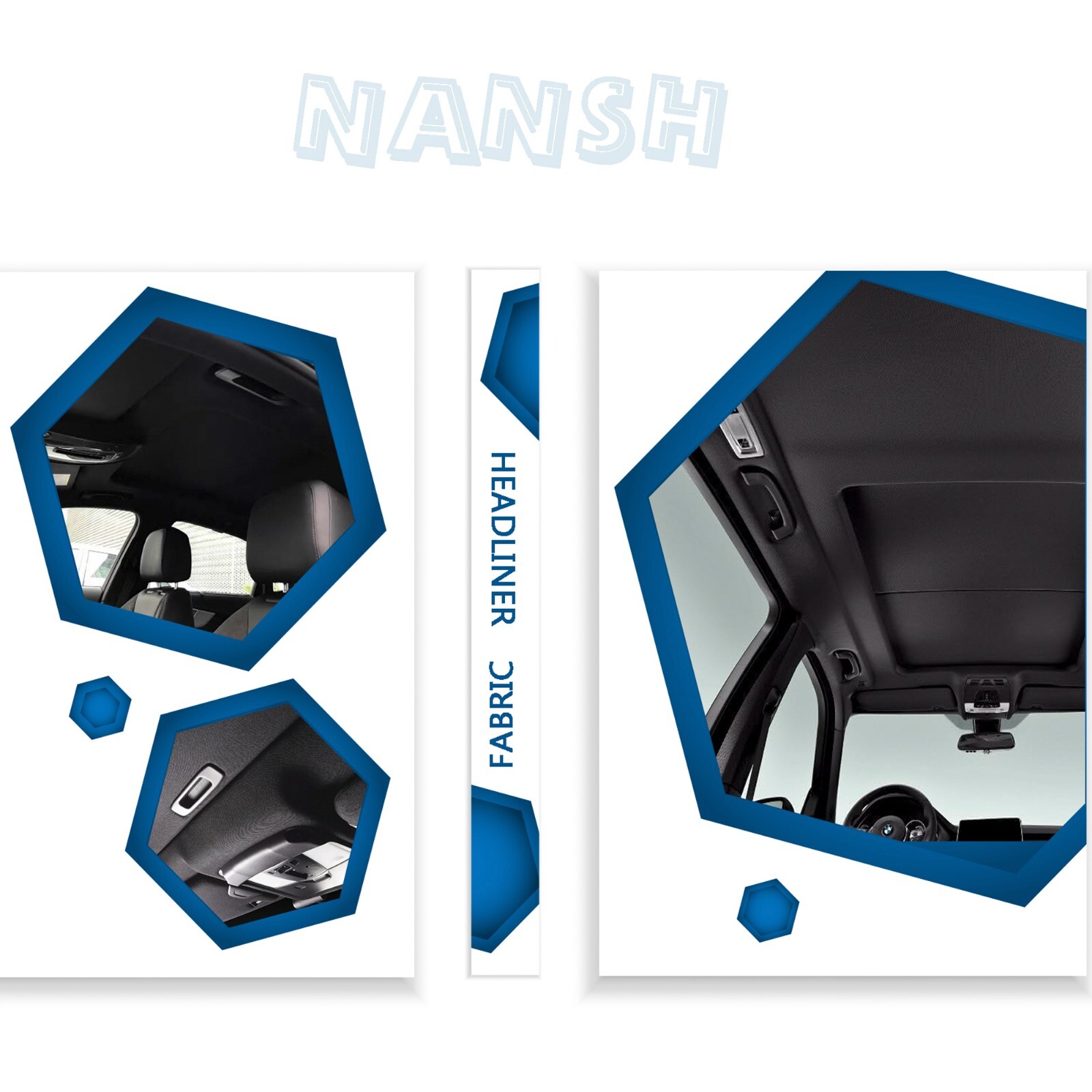 Headliner Fabric with Foam Backing for Car Ceiling Fabric Repair