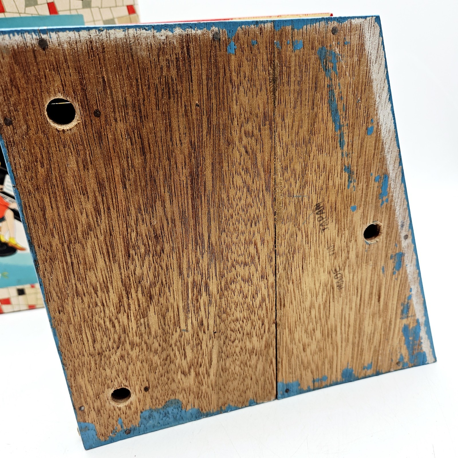 Antique Red Baby Piano Toy Made in Japan Art 1007/4029 10 Key in Original Box