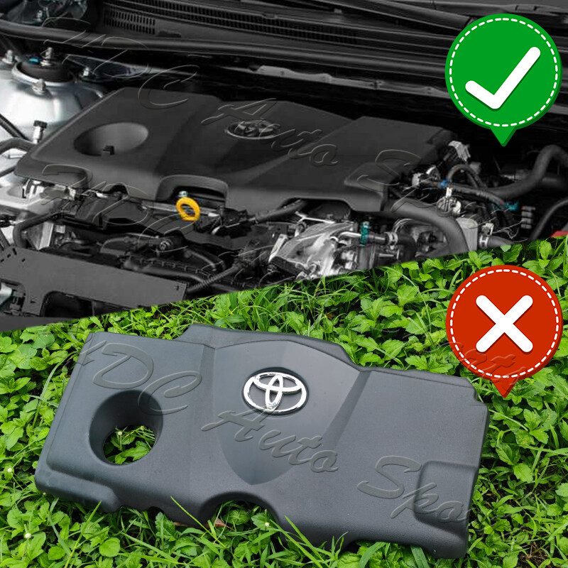 For 18-20 Toyota Camry LE SE XLE XSE Real Carbon Fiber Engine Top Cover Trim