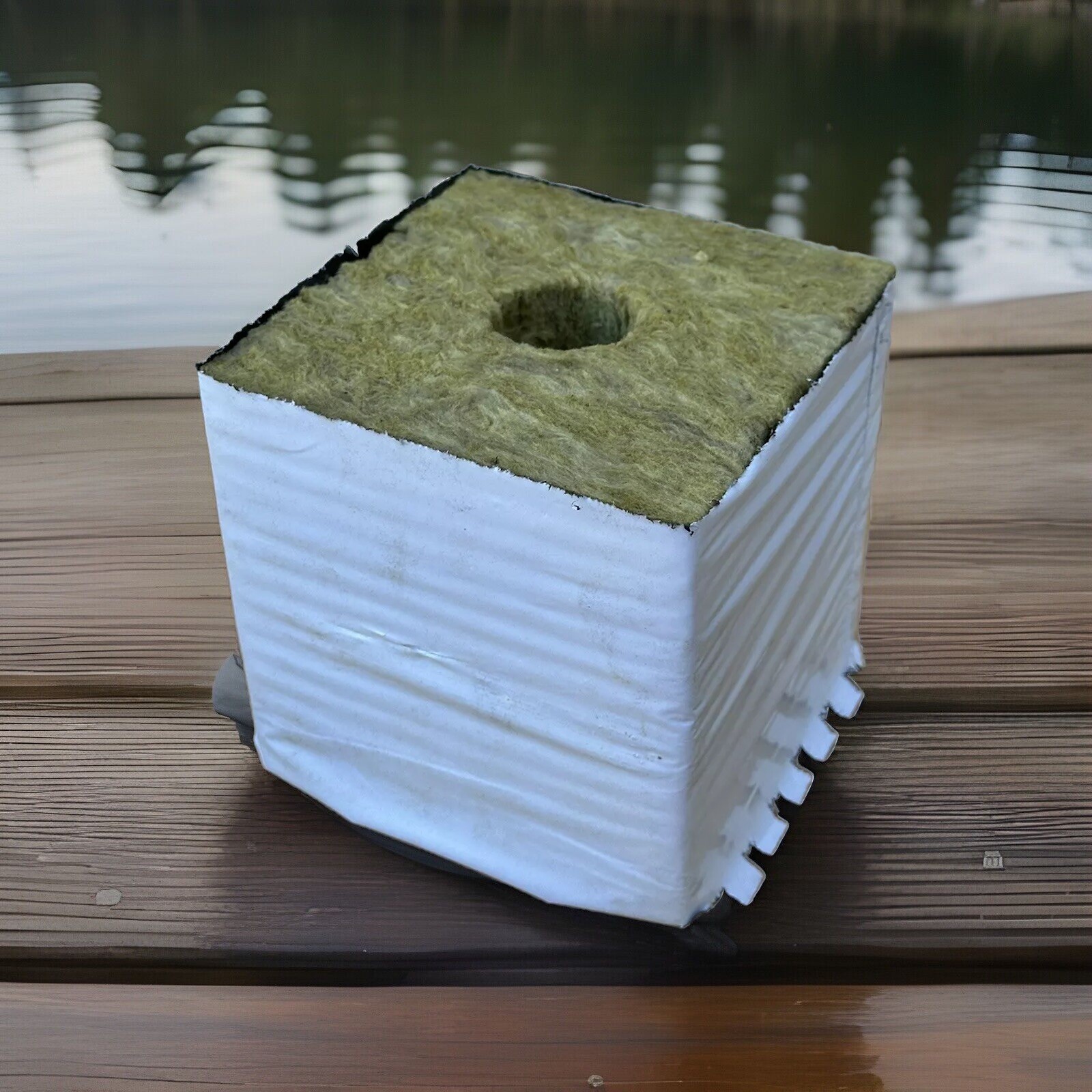 48pk 6" x 6" Rockwool Grow Blocks Cubes Quick Drain Healthy Planting