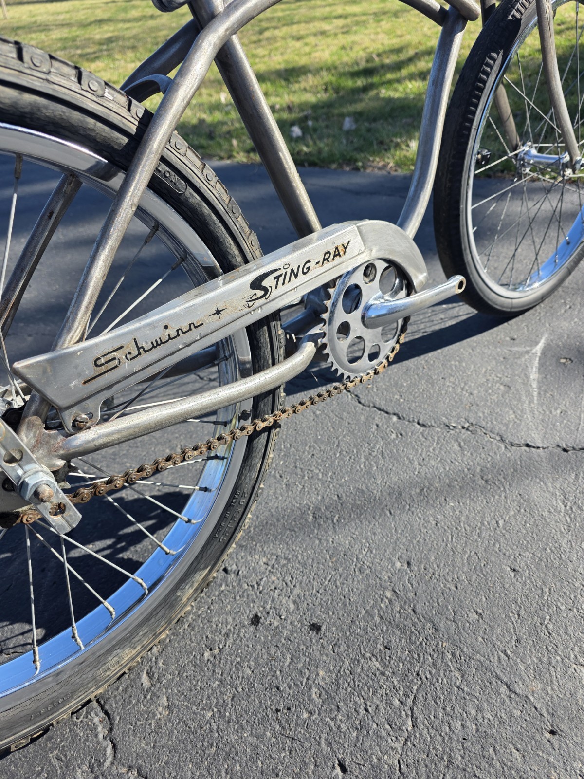 1963 1/2 SCHWINN STING-RAY Complete First Year Model S2 s7 Center Solo Persons