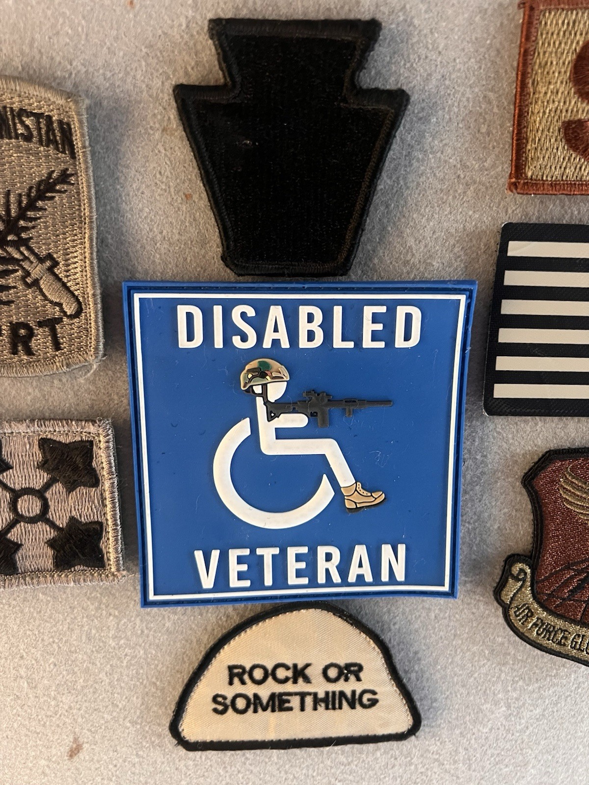 Disabled Veteran Morale Patch Military Tactical Hook & Loop Veteran Patch Humor