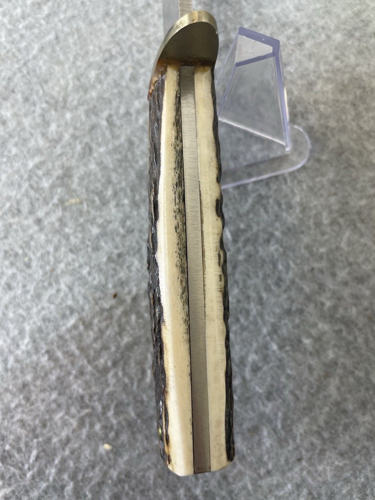 J. Russell Green River Works Argentina Bowie Knife Stag Handle