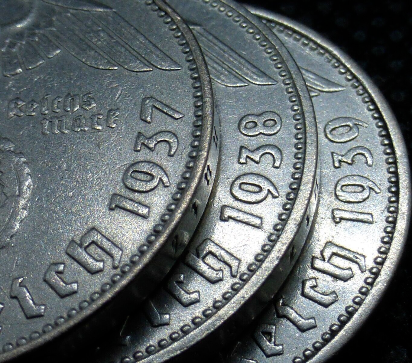 Beautiful Nazi Silver Coin Relic: 2 Reichsmark Historic WW2-Era Artifact, J.366