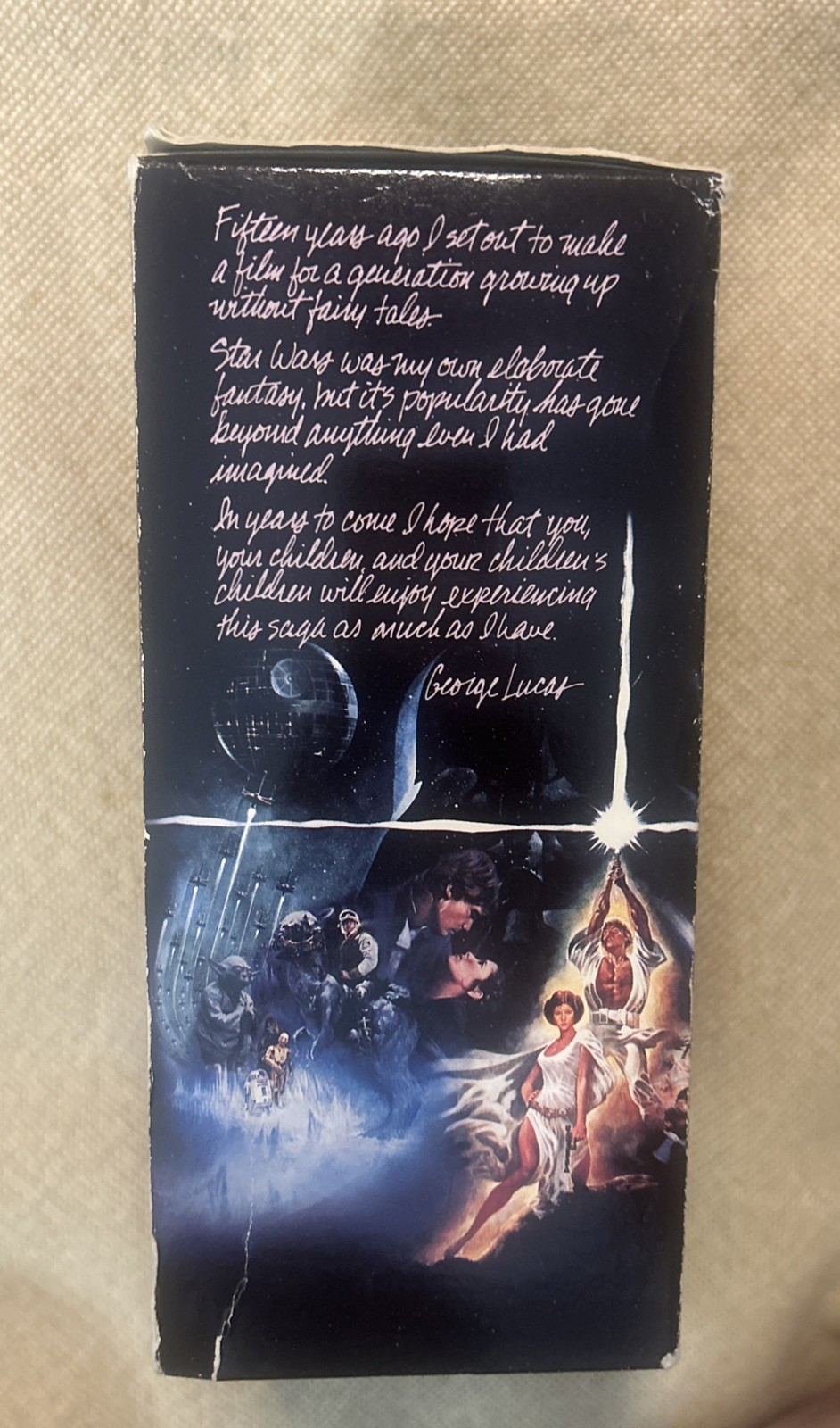 Vintage Original Star Wars Trilogy Box Set VHS 1988
