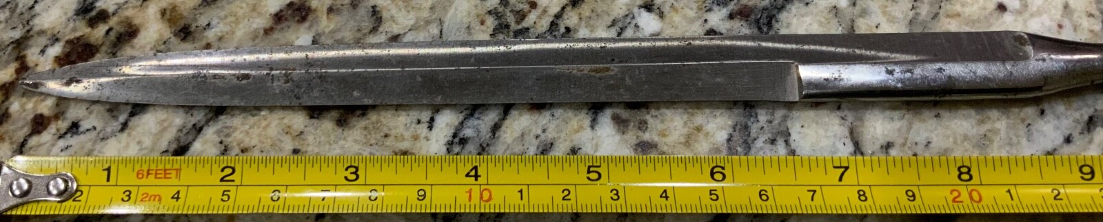 Tiemann 13.5” Fixed Blade Surgical Amputation Antique Medical Knife Tool