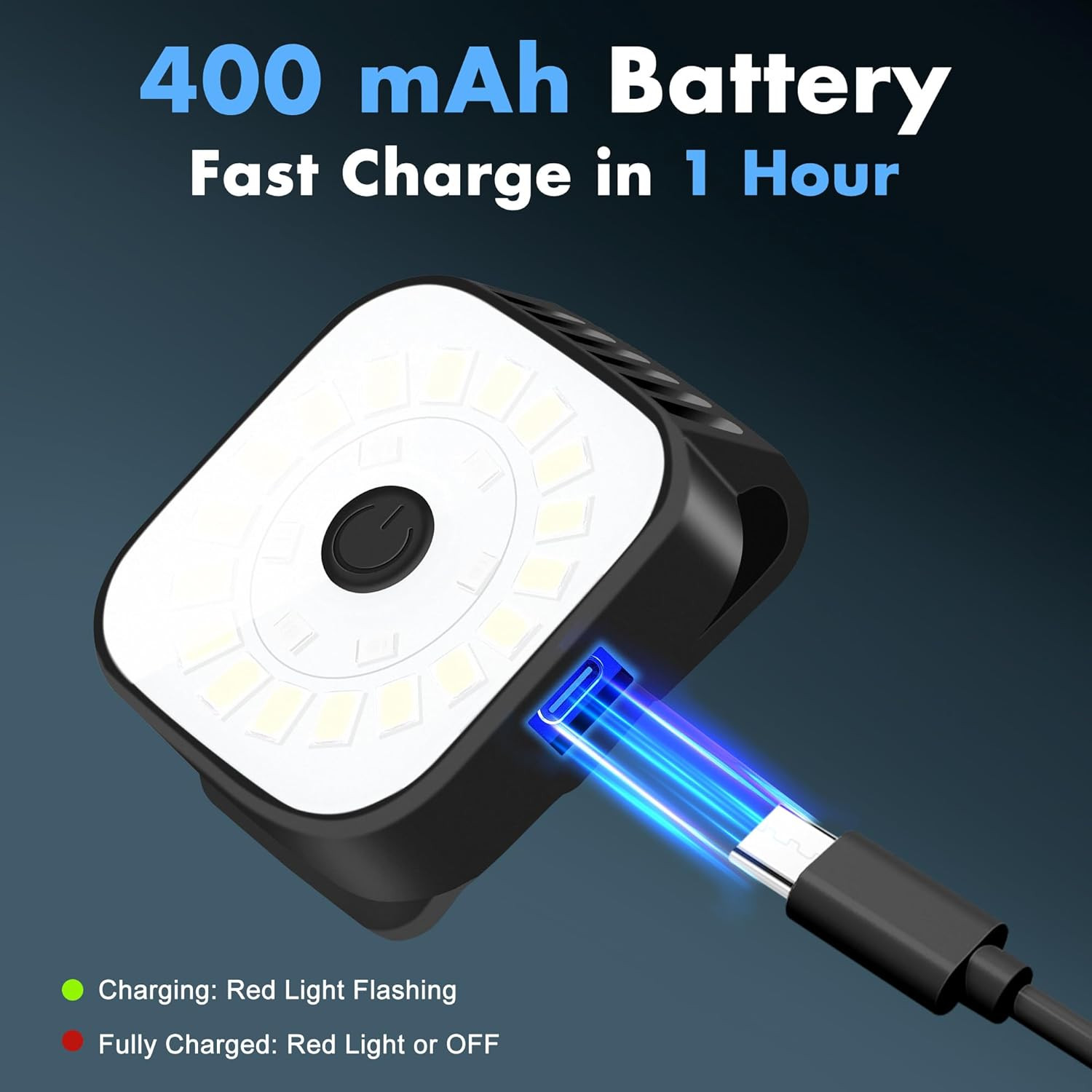 2 Pack Running Lights for Runners - Rechargeable Clip on FlashlightDog Mini Fla