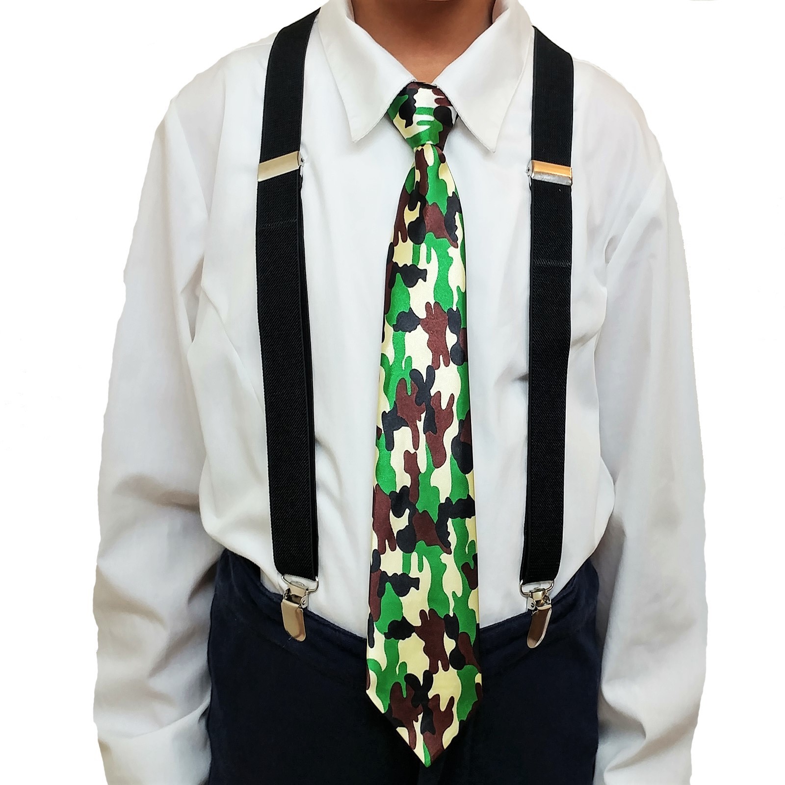 CHILDREN'S SUSPENDERS and TIE Sets - KIDS SUSPENDER NECKTIE Costume COMBO