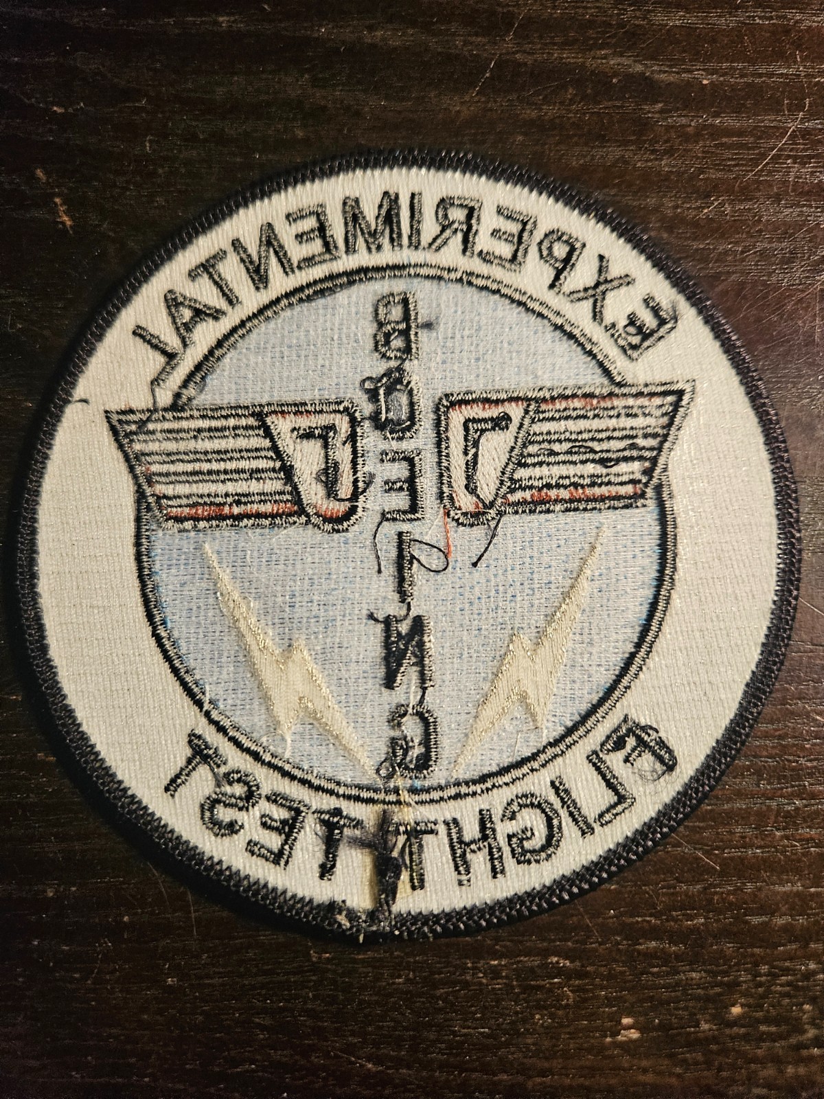 Boeing Experimental Flight Test Team Patch Logo Rare 4” Iron On Vtg