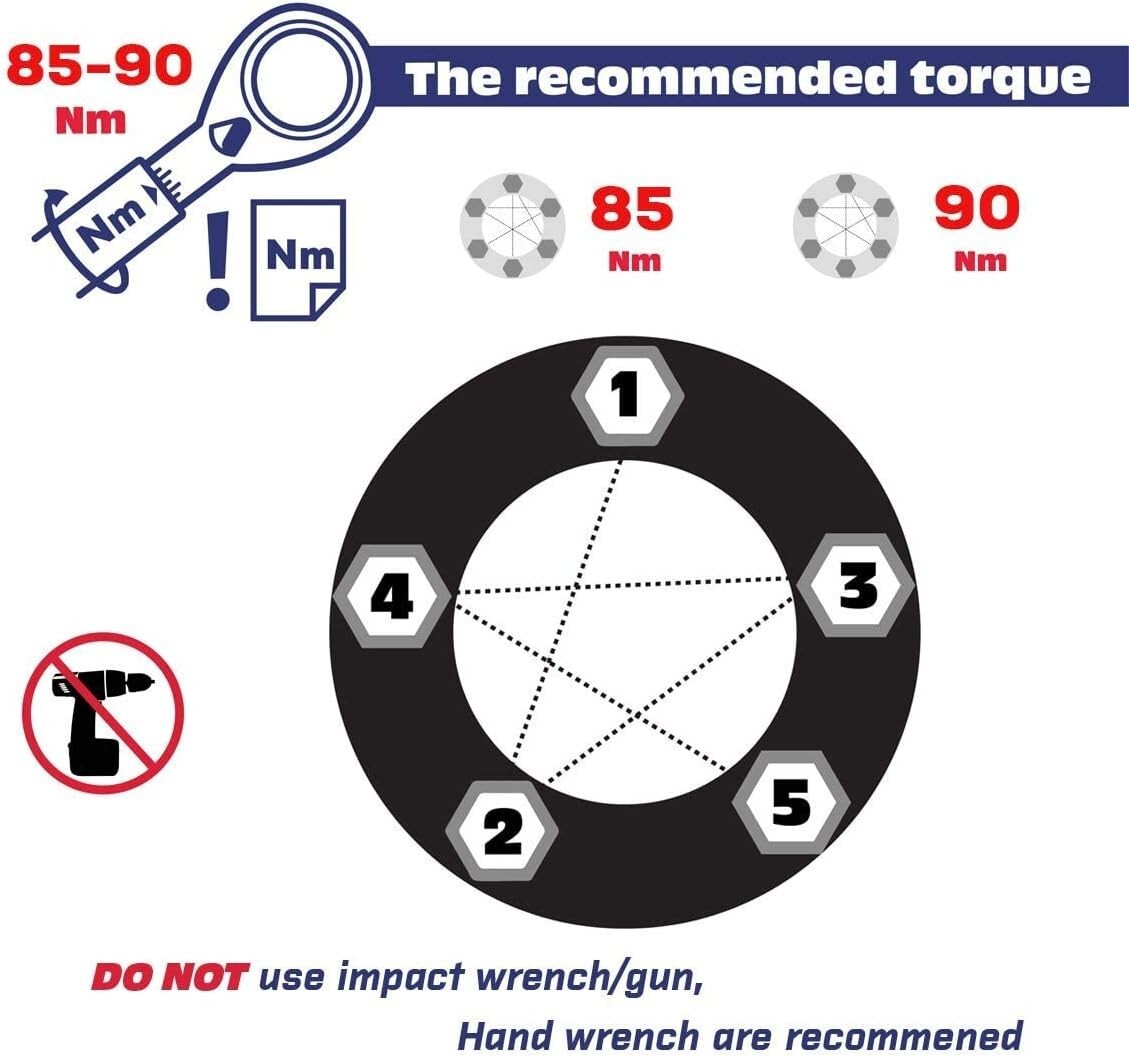 KSP 4Pc 2" 6X5.5 Wheel Spacers for 1999-2024 Chevy Silverado GMC Sierra 1500