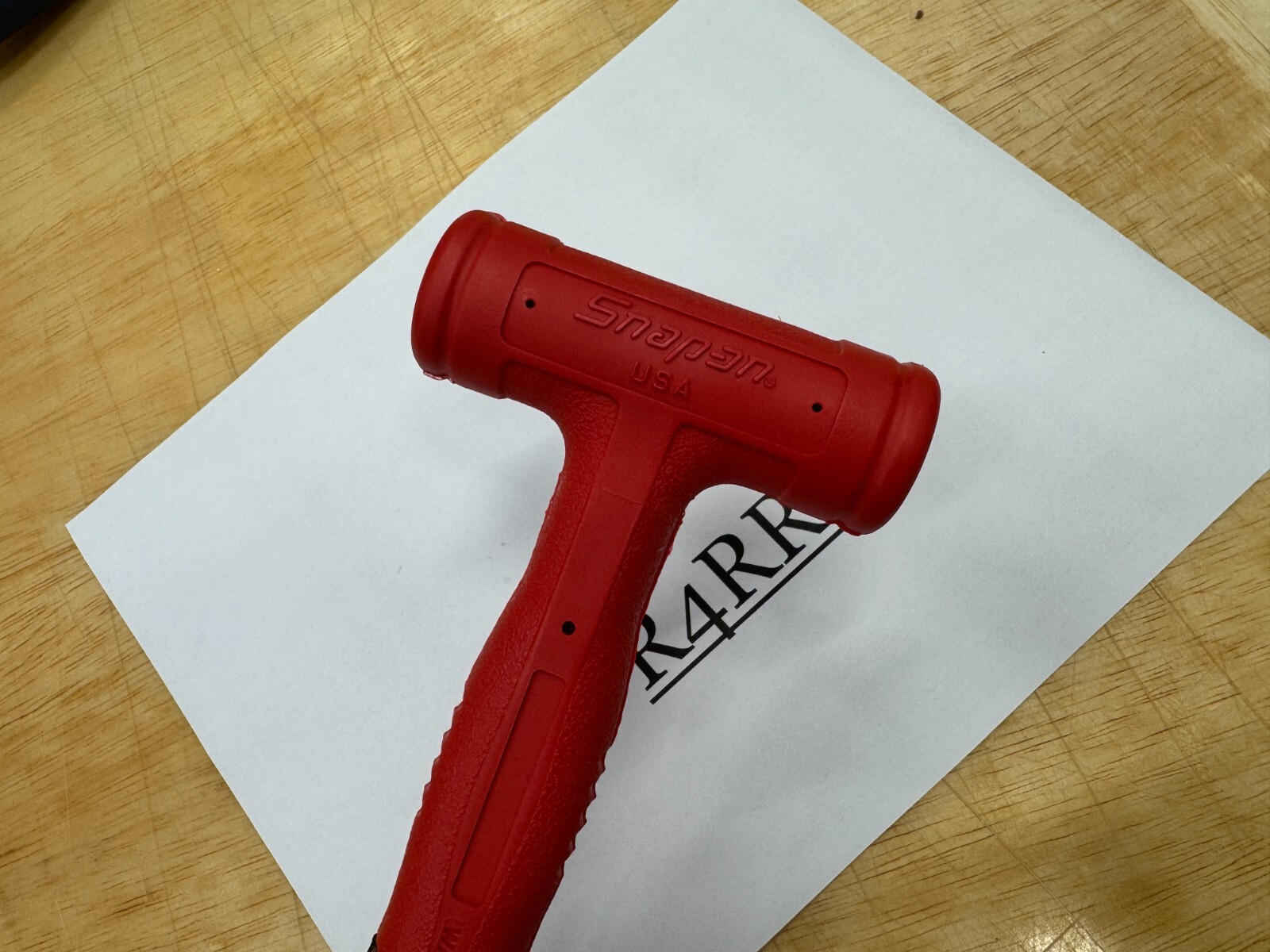 Snap-on Tools USA New Red Small 10oz Slimline SOFT FACE Dead Blow Hammer HBSE10