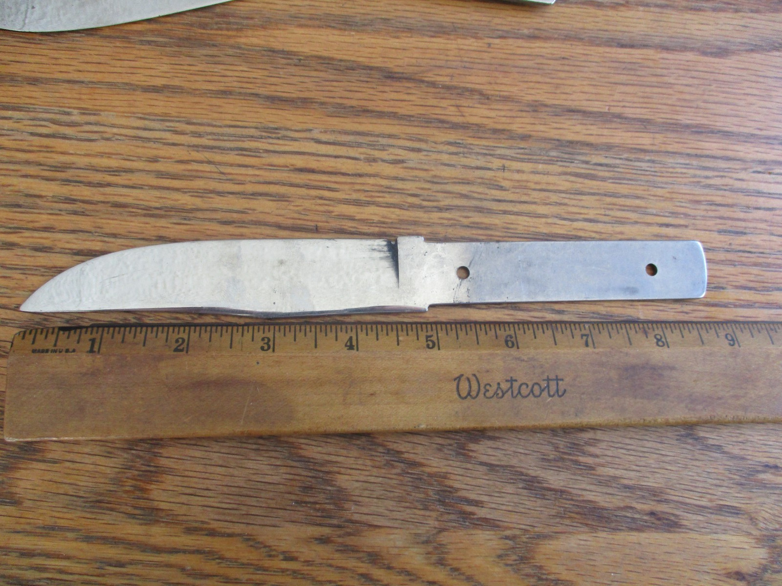 25 Carbon Steel Knife Blade Blank Blank's NOS Colonial Knife USA