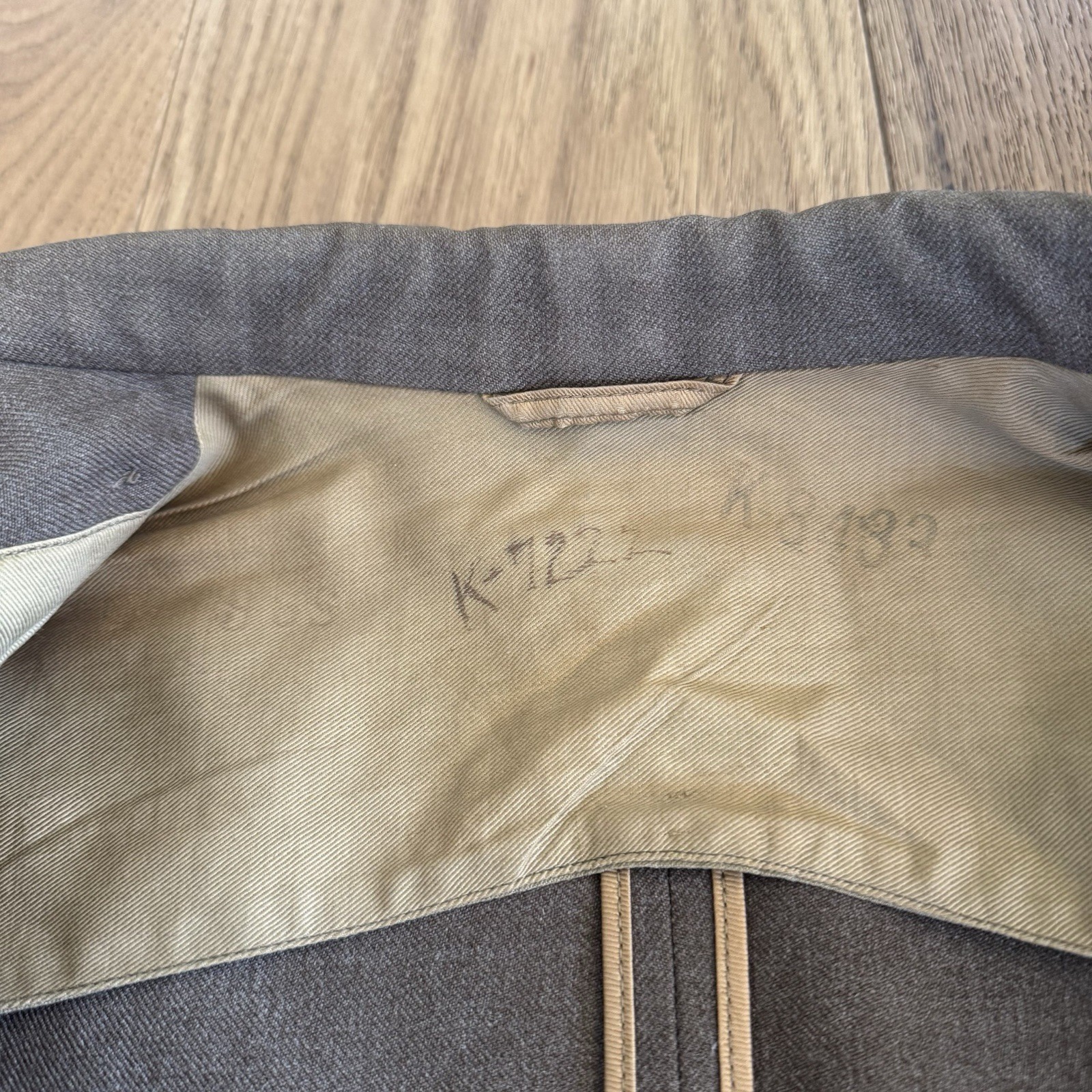 Vintage WWII US Army Eisenhower Ike Jacket Mens Small Wool Drab Olive Pins 1940s