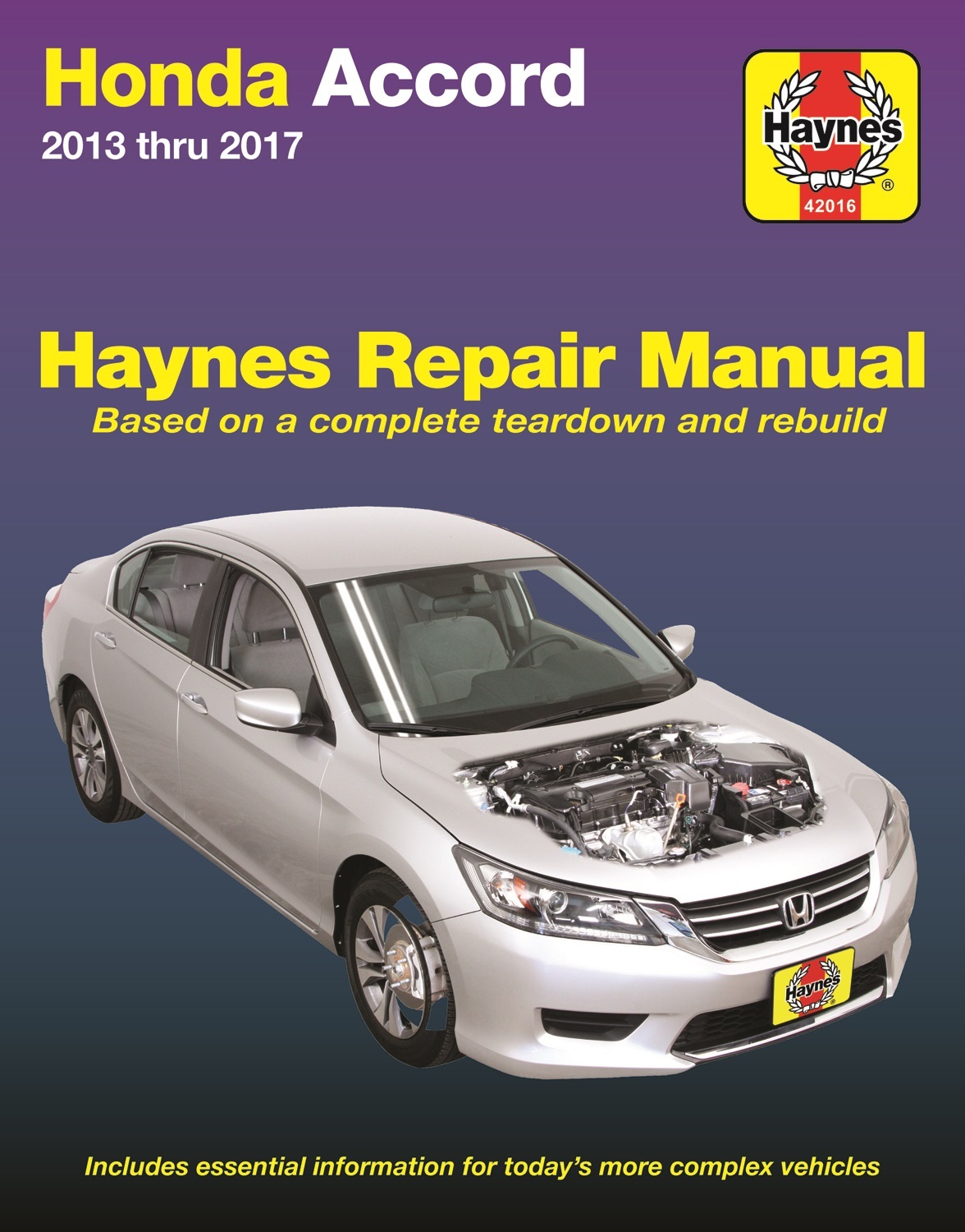 PRINTED BOOK 2013-2017 Honda Accord Repair Service Shop Workshop Manual 922583