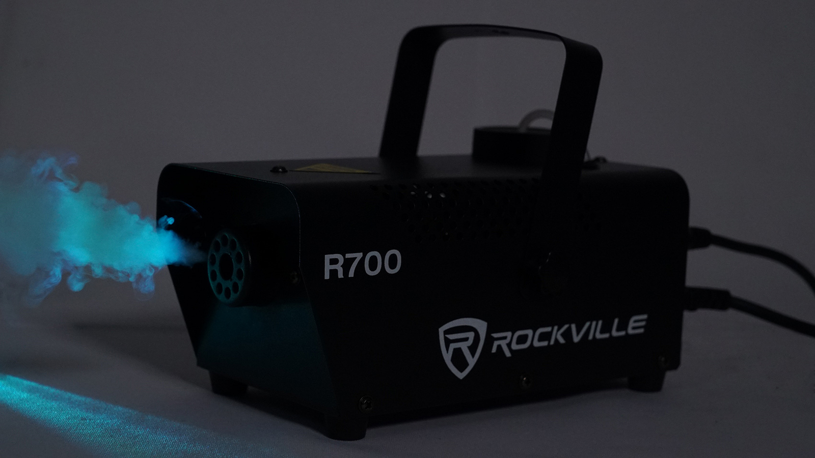 Rockville R700 Fog/Smoke Machine w/ Remote+Fluid Quick Heatup, Thick Fog