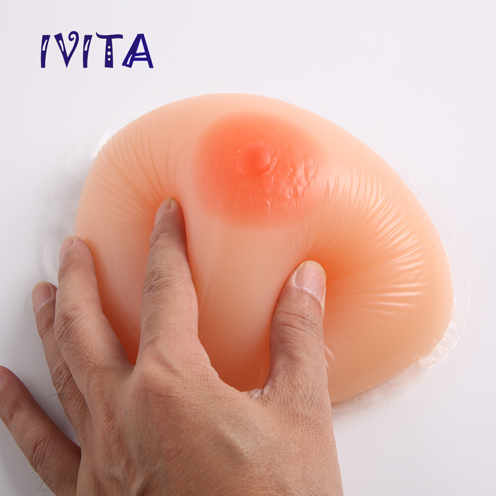 A-FF Cup Triangle Self-adhesive Silicone Breast Forms CD TG Bra Enhancers