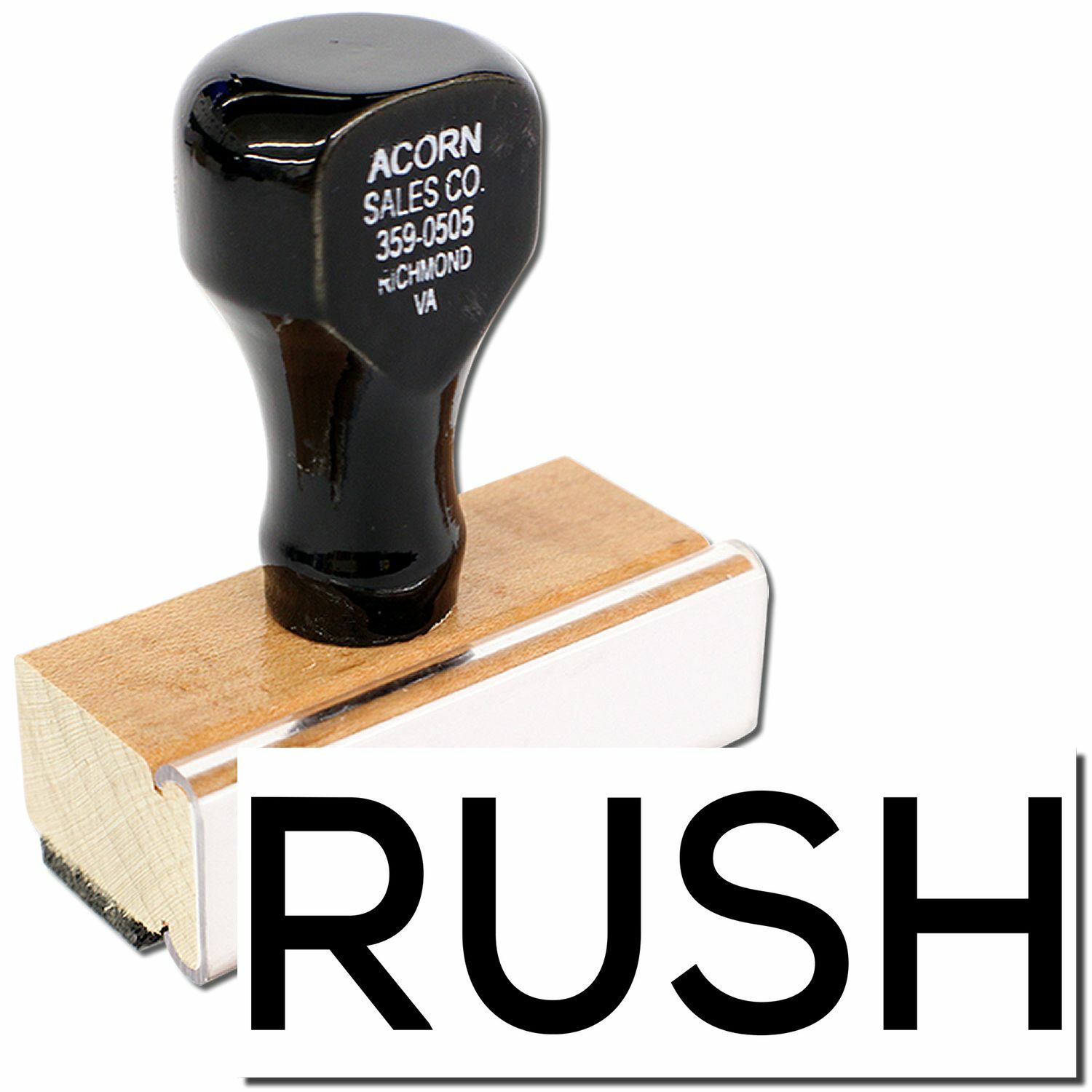 Skinny Rush Rubber Stamp Size 1/2" Tall x 1-1/2" Wide