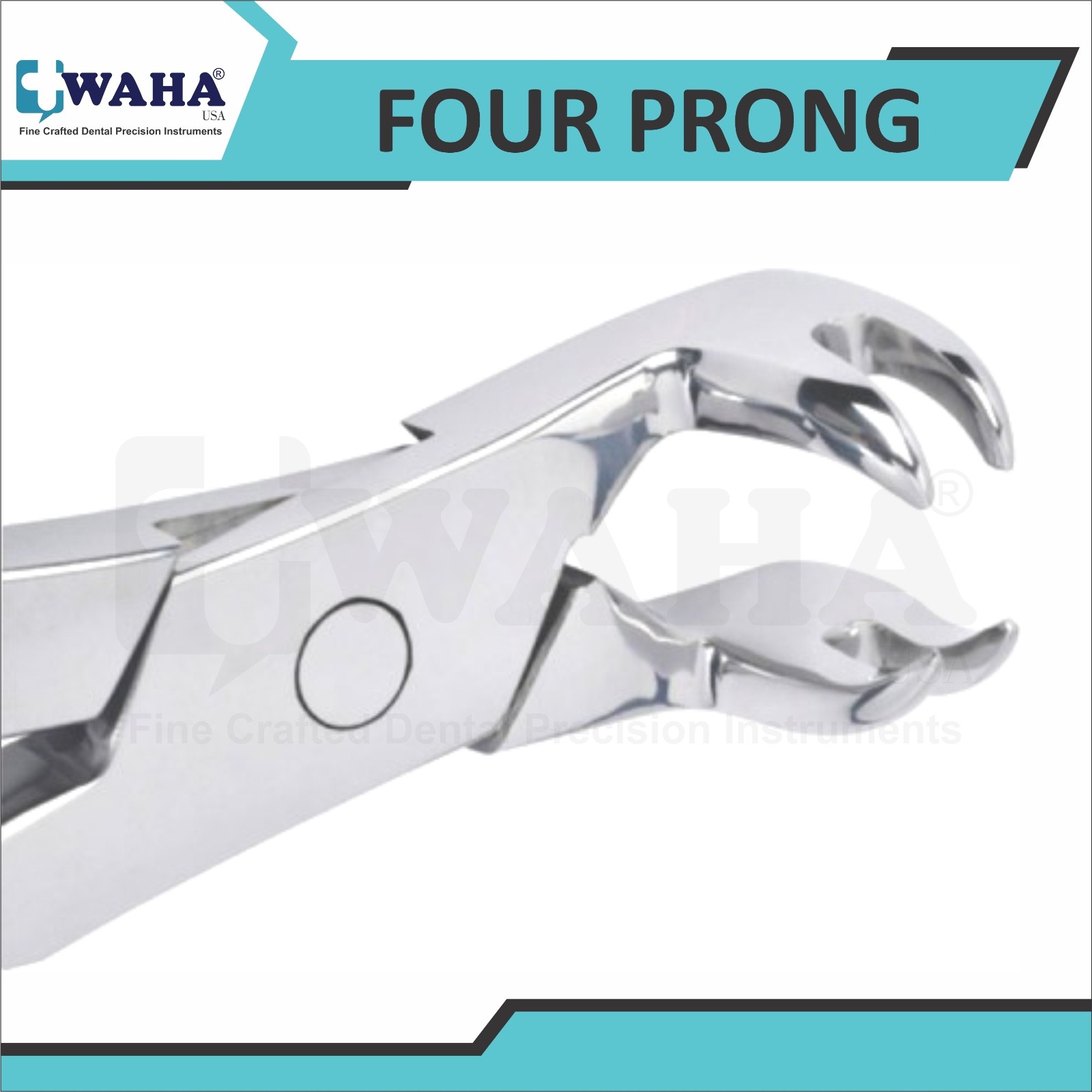 Universal Four Prong Root Extraction Forceps Molar Equine Dental 19"