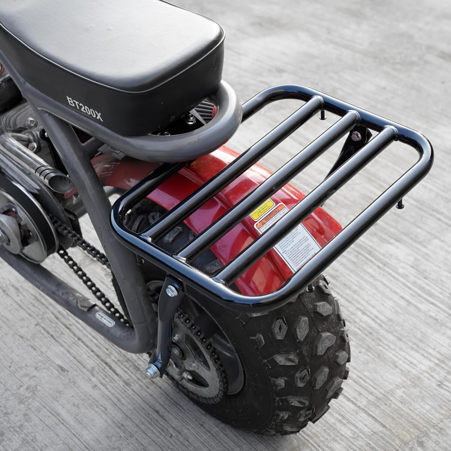 Mini Bike Rear Cargo Rack Assembly Kit for Coleman CT200U EX BT200X, Axis M200