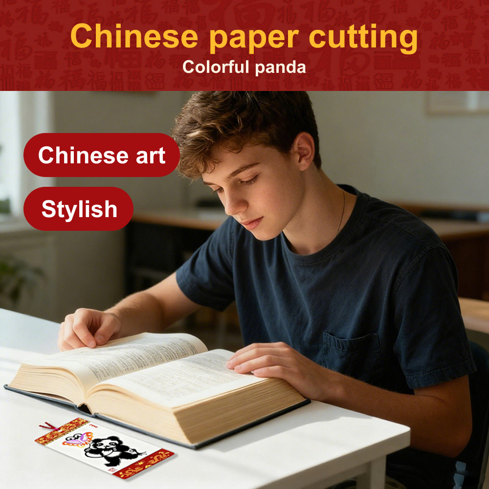 Unique Hand-Cut Paper Bookmark, Colorful Artistic Gift for Book Lovers Bookmarks