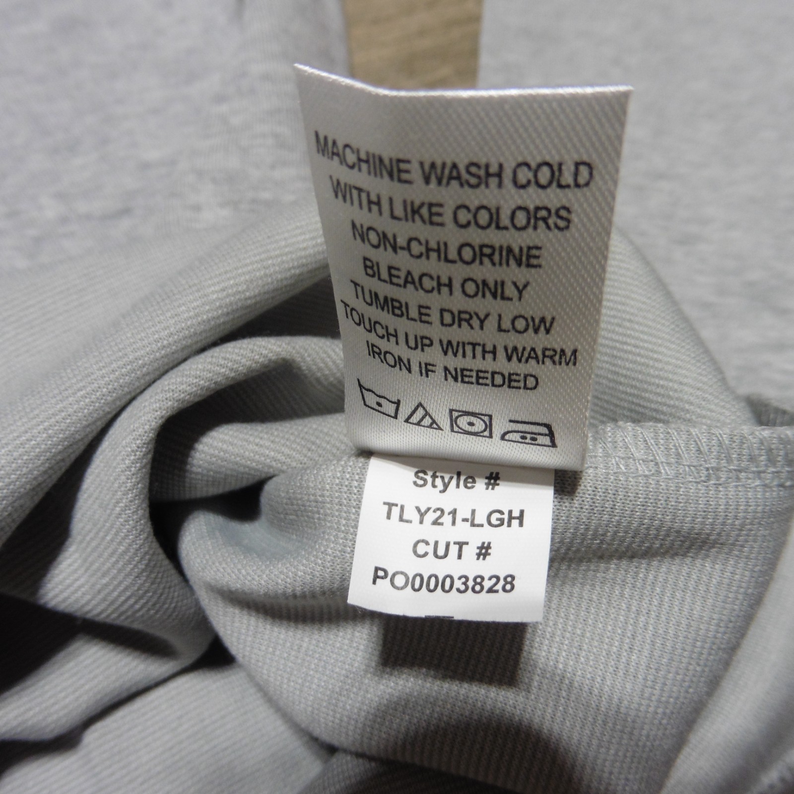 MIZZEN + MAIN Mens L LARGE PULLOVER KPI QUARTER ZIP GREY PERFORMANCE 1/4