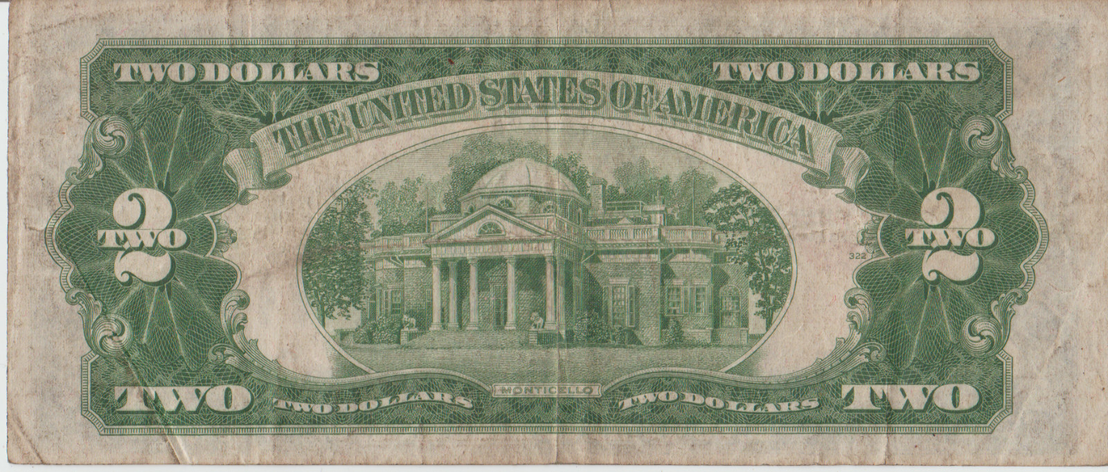 US (1928-D) TWO DOLLAR (UNITED STATE NOTE ) RED SEAL