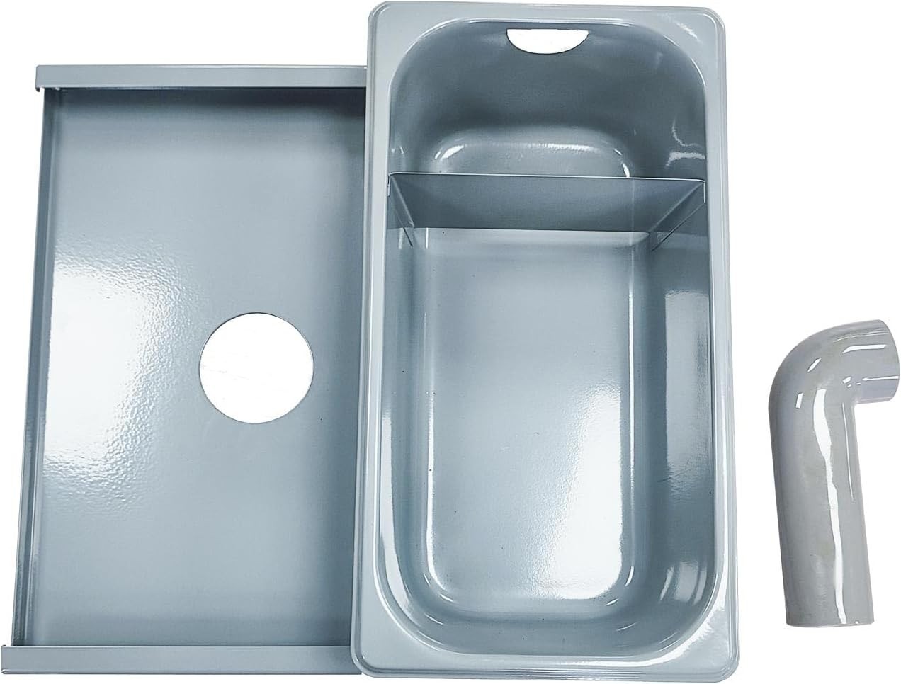 Grease Box For Restaurant Canopy Hood Exhaust Fan 3.74” Deep Drip Pan