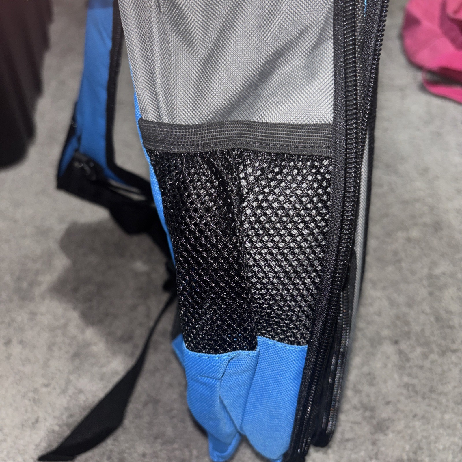 Gladiator Battle Armor Cornhole Backpack for Bags Purple/Cyan 20 bags