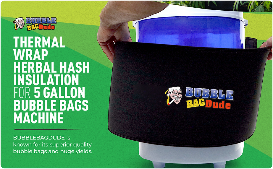 BUBBLEBAGDUDE Thermal Wrap Insulation for 5 Gallon bubble Machine