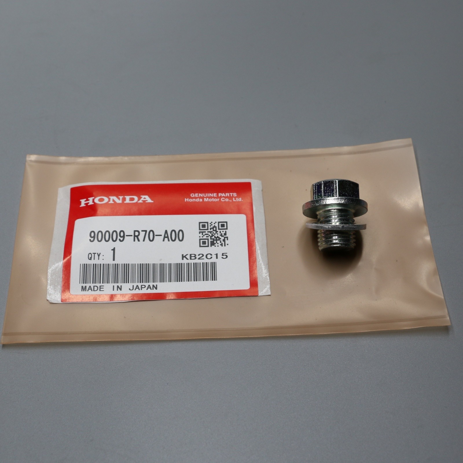 OEM 90009-R70-A00 Engine Oil Pan Drain Bolt Plug with Washer For Honda Acura US