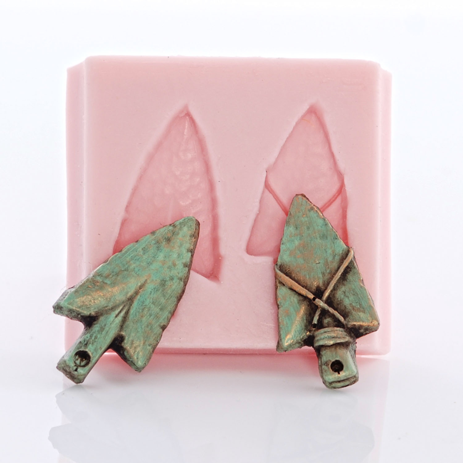 Arrowhead Silicone Mold - Polymer Clay, Metal Clay, Resin - Food Safe (954)