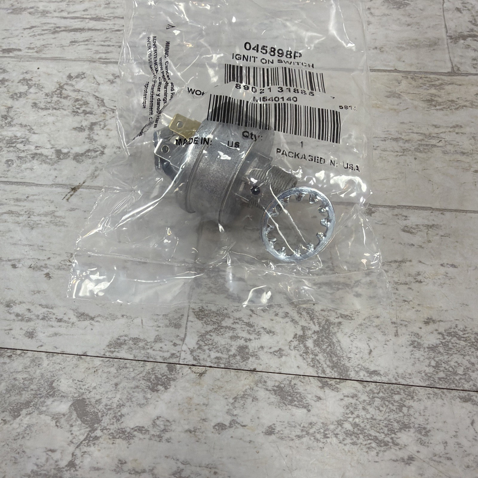 Genuine OEM Hustler Ignition Switch 045898P For Hustler Turf Equipment